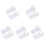 4500 Pcs 10Mm White Round Back Sticky Tape Hook And Loop Adhesive Dots 2