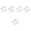 4500 Pcs 10Mm White Round Back Sticky Tape Hook And Loop Adhesive Dots 4