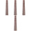 4Pcs Wooden Ukulele Guitar Fingerboard Replacement Supply 5