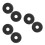 6Pcs Black Ppr Pipe Decorative Cover Wall-Mounted for Bathroom Holes 8