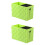 2 Pcs Double Slots Scissors Holder And Hair Clips Storage Box Green 5