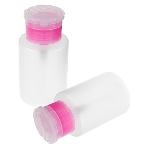 8 Pcs Refillable Nail Polish Remover Pump Bottle 150ml