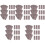 250 Pcs Pu Embossed Sew On Labels For Crochet Knitting 5