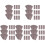 250 Pcs Pu Embossed Sew On Labels For Crochet Knitting 4