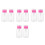 8 Pcs Refillable Nail Polish Remover Pump Bottle 150ml 6