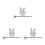 3 Sets Easter Bunny Piñata With Tassel Stick For Party Decoration 9