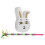 3 Sets Easter Bunny Piñata With Tassel Stick For Party Decoration 3