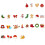48 Pcs Christmas Cupcake Toppers Xmas Cake Decoration Fruit Picks 1