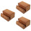 3Pcs Tabletop Record Holder Vinyl Storage Display Stand 8