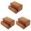 3Pcs Tabletop Record Holder Vinyl Storage Display Stand 4