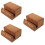 3Pcs Tabletop Record Holder Vinyl Storage Display Stand 9