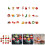 48 Pcs Christmas Cupcake Toppers Xmas Cake Decoration Fruit Picks 11