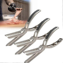 Rib Membrane Remover Stainless Steel Tool Kit - The Ultimate Rib Prep Tool for BBQ Enthusiasts - Ergonomic Design for Easy Membrane Removal - KinZon