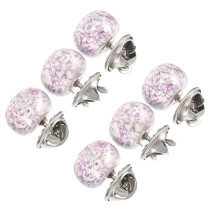 12 Pcs Simple Collar Corsages Decorative Breastpins No Sewing Buttons
