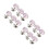 12 Pcs Simple Collar Corsages Decorative Breastpins No Sewing Buttons 7