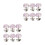 12 Pcs Simple Collar Corsages Decorative Breastpins No Sewing Buttons 9