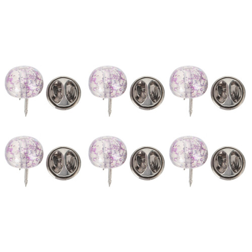 12 Pcs Simple Collar Corsages Decorative Breastpins No Sewing Buttons 2