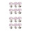 12 Pcs Simple Collar Corsages Decorative Breastpins No Sewing Buttons 10