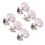 12 Pcs Simple Collar Corsages Decorative Breastpins No Sewing Buttons 2