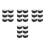 24Pièces Sangles Nylon Noires Pour Accessoires Ski Snowboard 7