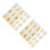 20 Pcs Waterproof Colored Pineapple Body Stickers 4