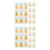 20 Pcs Waterproof Colored Pineapple Body Stickers 6