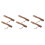 6 Pcs 26Cm Solid Wood Handle Replacement For Gardening Camping 4