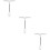 3 Pcs Led Lamp Adjustable Piano Lamp Music Score Stand Touch-On 3