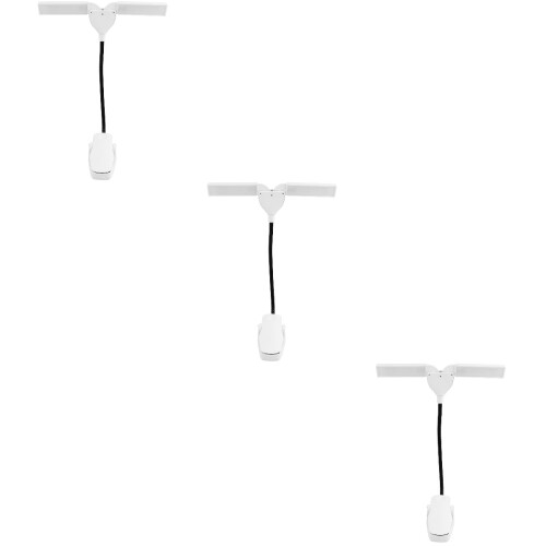 3 Pcs Led Lamp Adjustable Piano Lamp Music Score Stand Touch-On 2