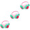 3pcs Miss Ear Defenders Windproof 5