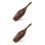 2Pcs Wood Tea Spoon And Coffee Bean Scoop 2