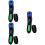 3Pièces Tachomètres Digitaux Contact Multicolores Écran LCD 7