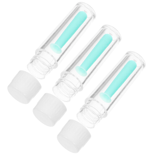 6Pcs Convenient Silicone Lens Removers Compact Green Contacts Lens Kit