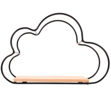 4Pcs Floating Wall Shelf Cloud Shaped Storage Display Home Decor