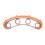 2 Pcs Finger Expansion Trainers Ukulele Stretcher Spreader Orange 9