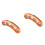 2 Pcs Finger Expansion Trainers Ukulele Stretcher Spreader Orange 4