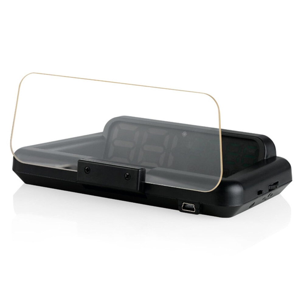 Head-Up Display Car Windshield Windscreen Speedometer Projector On-Board Computer Hud With Mph Rpm Driving Time For Cars 9084446273069