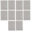 5 Pieces Embossing Plates Card Making Square Folder Plastic Folders 7