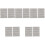 5 Pieces Embossing Plates Card Making Square Folder Plastic Folders 3