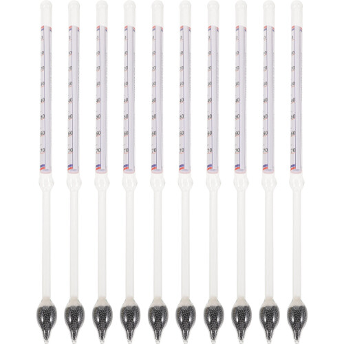 30 Pcs Maple Syrup Hydrometer Beer Scale Liquid Measurement Gauge