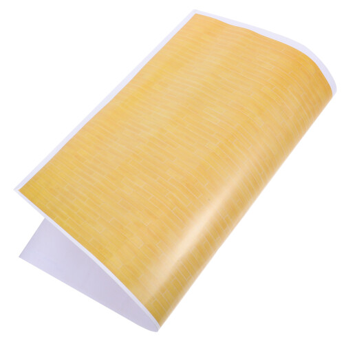 4Pcs Mini House Flooring Paper Sheets Wood Grain Decor 1
