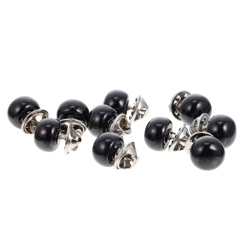60St Stijlvolle Zwarte Collar Snaps Met Parel Modieuze Kleding 1