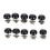 60St Stijlvolle Zwarte Collar Snaps Met Parel Modieuze Kleding 3