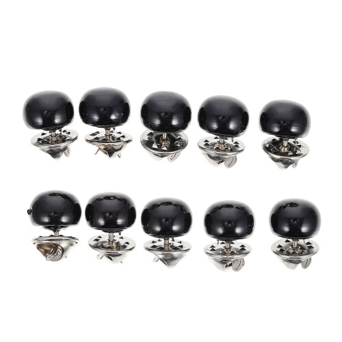 60St Stijlvolle Zwarte Collar Snaps Met Parel Modieuze Kleding 2