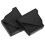 2Paires Cache Gouttières Aluminium Noir Durable Anti- 1