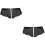2Paires Cache Gouttières Aluminium Noir Durable Anti- 8