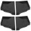 2Paires Cache Gouttières Aluminium Noir Durable Anti- 7