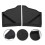 2Paires Cache Gouttières Aluminium Noir Durable Anti- 11