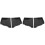 2Paires Cache Gouttières Aluminium Noir Durable Anti- 4