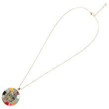 4Pièces Pendentif Femme Œil Métal Coloré Accessoire Mode